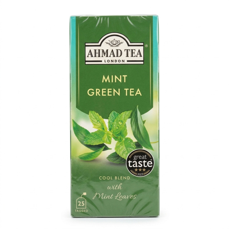 احمد تي شاي اخضر بالنعناع 25 فتلة