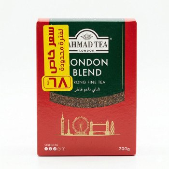 احمد تي شاي لندن بلند ناعم 200 جم