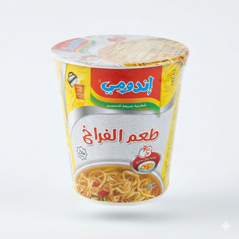 اندومي كوب بطعم الفراخ