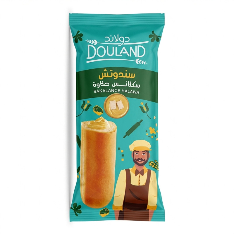 10303-دولاند سندوتش كريمي سكلانس حلاوة