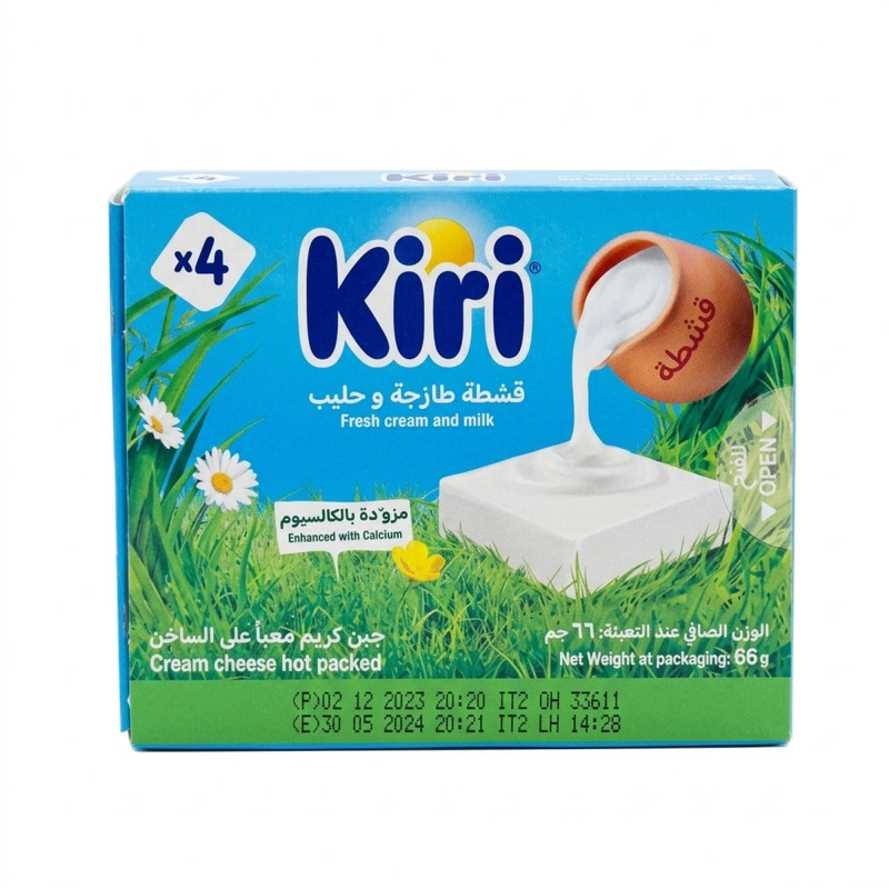 كيري جبنة بالقشطة 4 ق