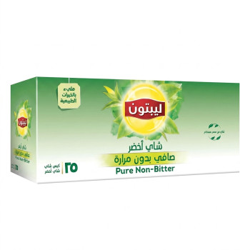 ليبتون شاي اخضر سادة 25 فتلة