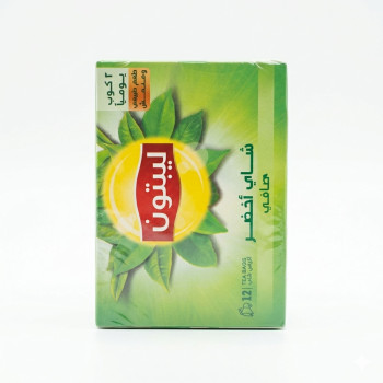 ليبتون شاي اخضر صافي ١٢ فتلة