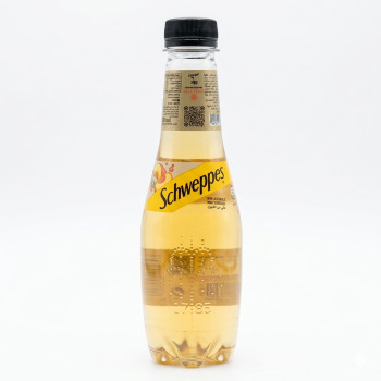 شويبس 250 مل بلاستيك خوخ