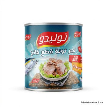 تونة توليدو قطع حلو 120غ عرض 3 قطع خصم 25%