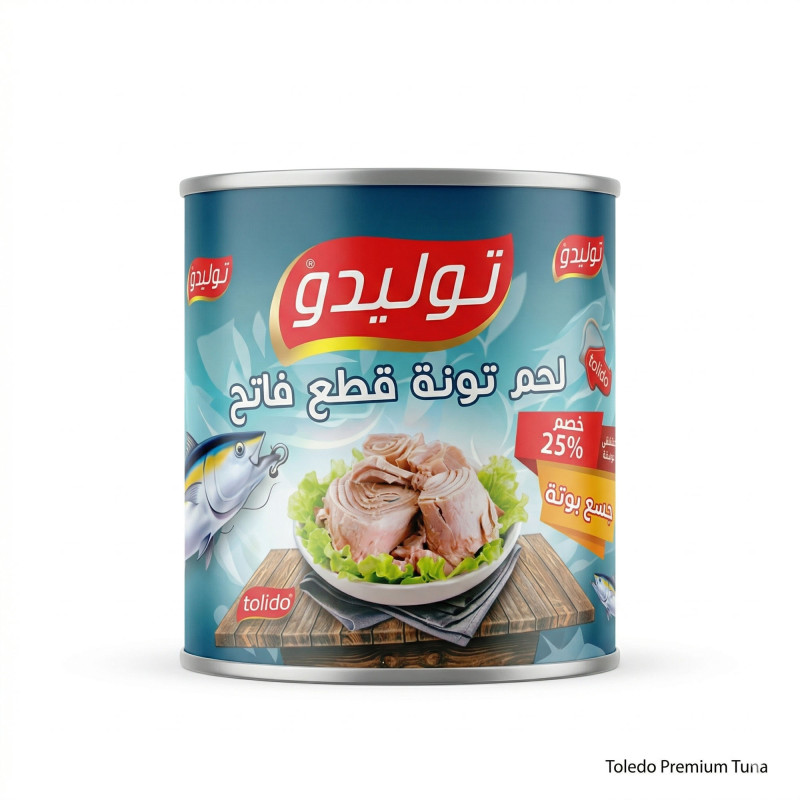 تونة توليدو قطع حلو 120غ عرض 3 قطع خصم 25%