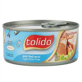 تونة توليدو سكيب جاك قطع 140غ