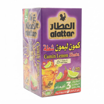 العطار شاي كمون وليمون شطة 24 ظرف