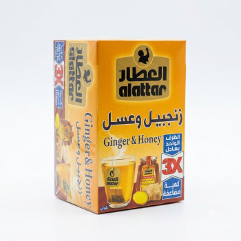 العطار شاي زنجبيل وعسل 12 ظرف