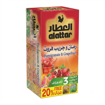 العطار شاي رمان وجريب فروت 24 ظرف