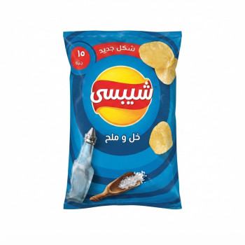 شيبسي خل وملح ب 15 ج