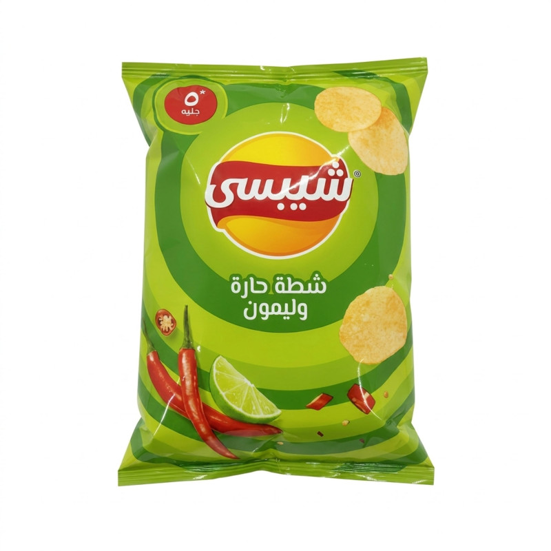 شيبسي شطة وليمون ب 5