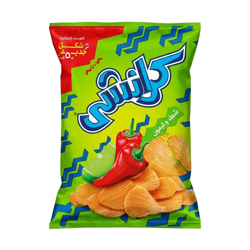 كرانشي شطة وليمون 5 ج