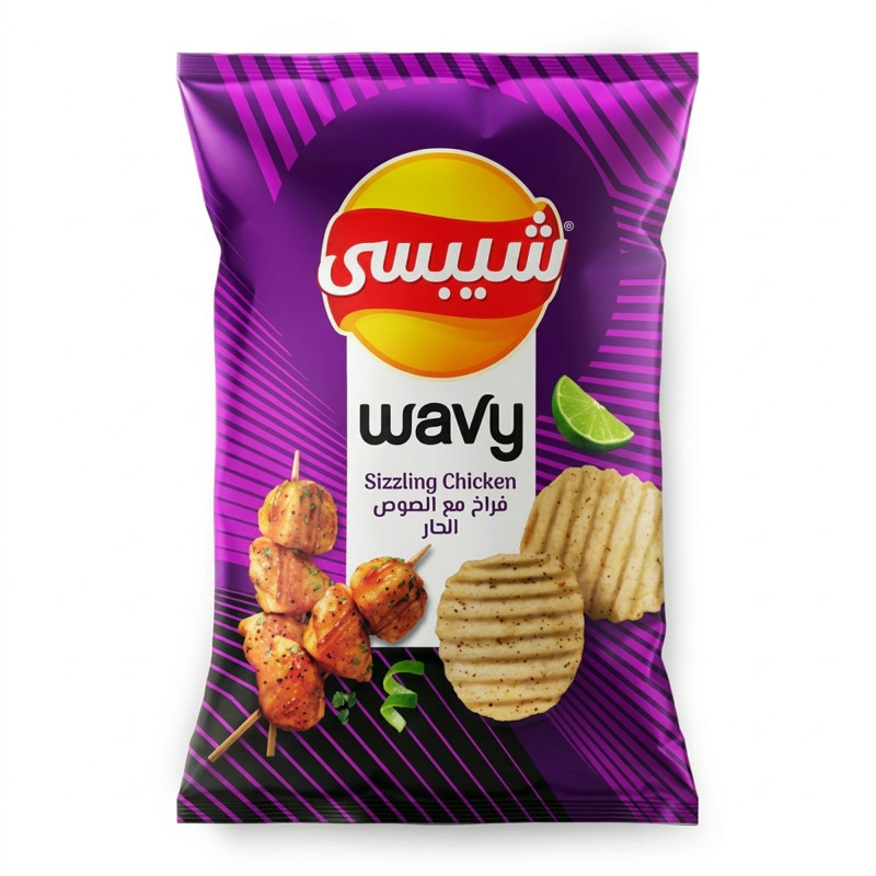 شيبسي ويفي فراخ بالصوص الحار ب15 ج