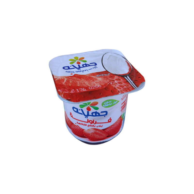 جهينة زبادي قطع فراولة 105 جم