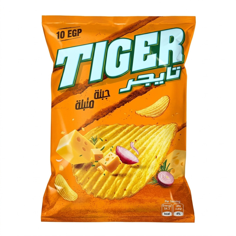 تايجر 10 ج جبنة متبلة