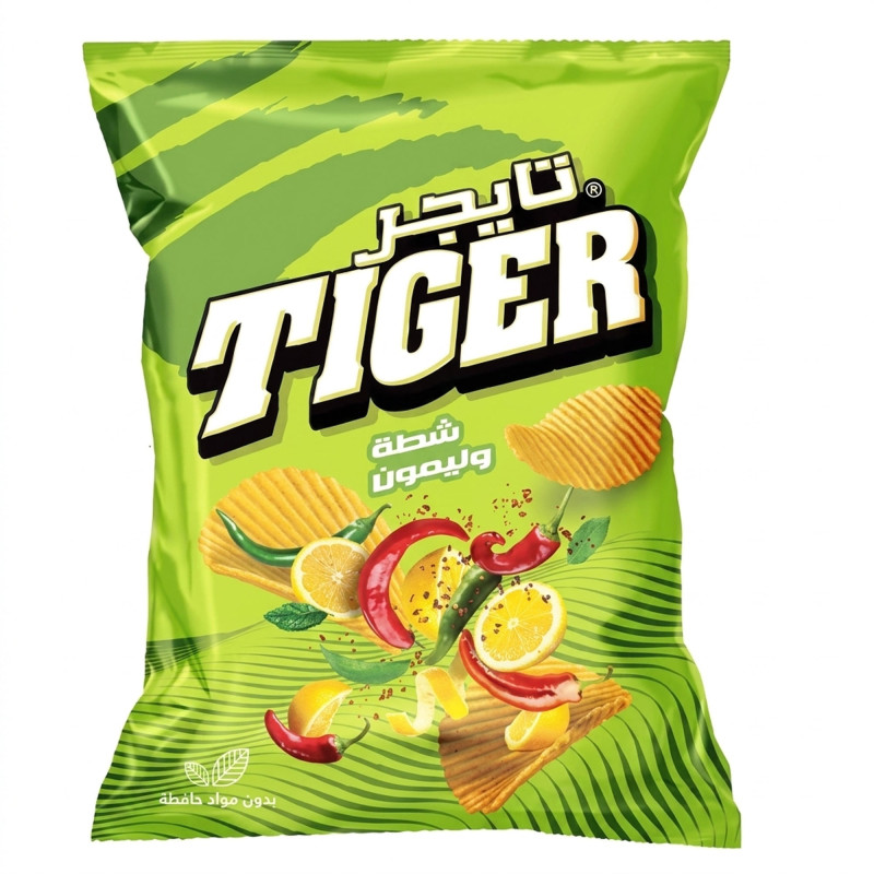 تايجر شطة وليمون 15 ج