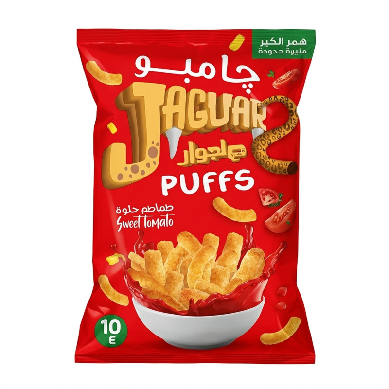 جاجوار بافس طماطم حلوة 10 ج