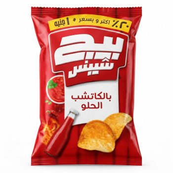 بيج شيبسي بالكاتشب الحلو ب10 ج