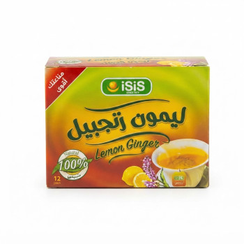 ايزيس ليمون وجنزبيل 12 فتلة 