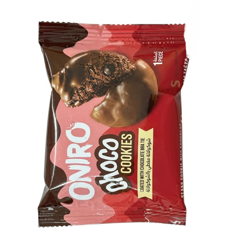 اونيرو كوكيز مغطي بالشوكولا السوداء 1ق ب 10 ج 