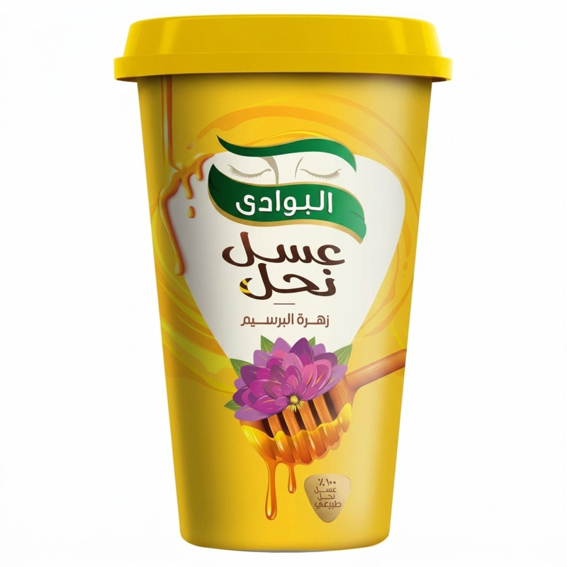 البوادي عسل زهرة البرسيم 435 جم