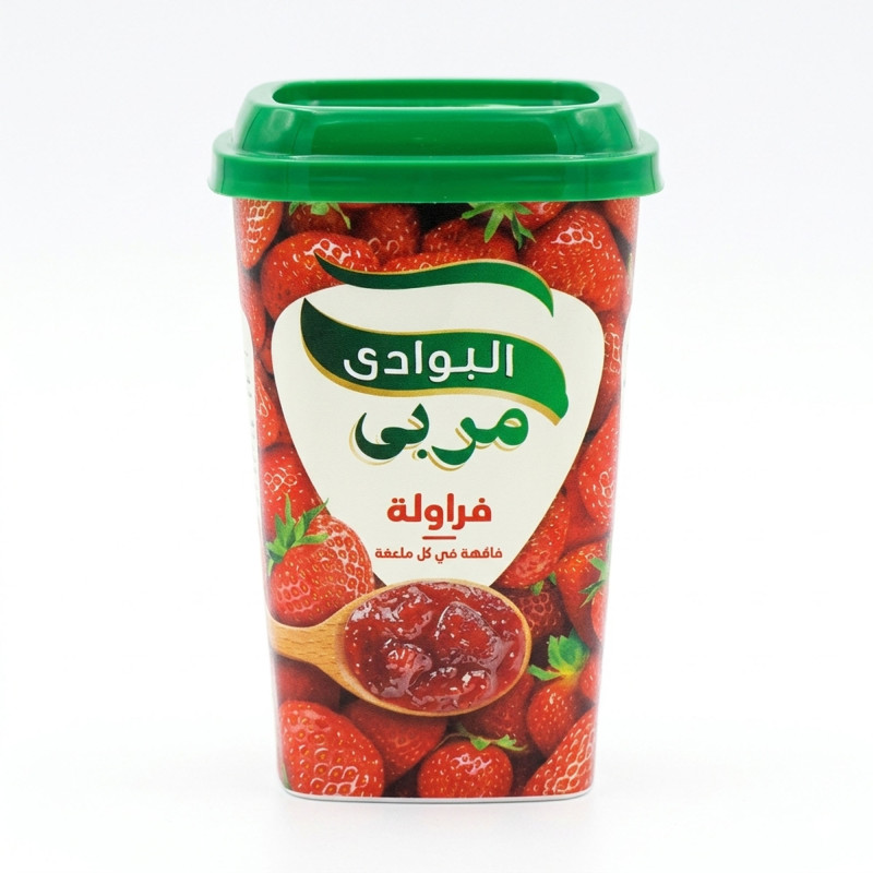 البوادي مربى فراولة 365 جم