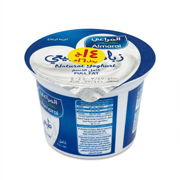 91604 - المراعي زبادي كامل الدسم 165 جم