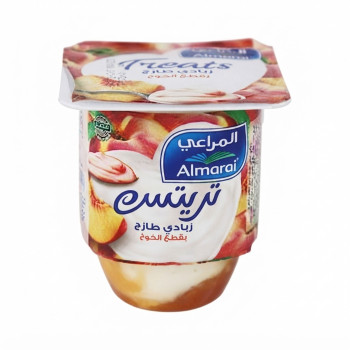 91204 - المراعي زبادي ترتس بقطع الخوخ 105 جم 
