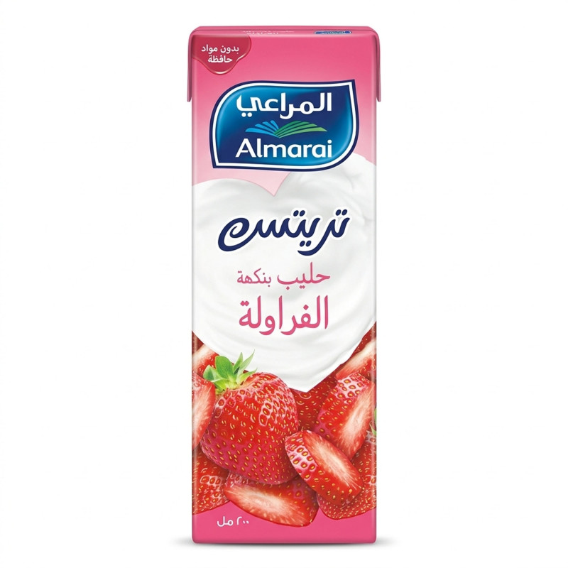 المراعي حليب تريتس بنكهة الفراولة 200 مل