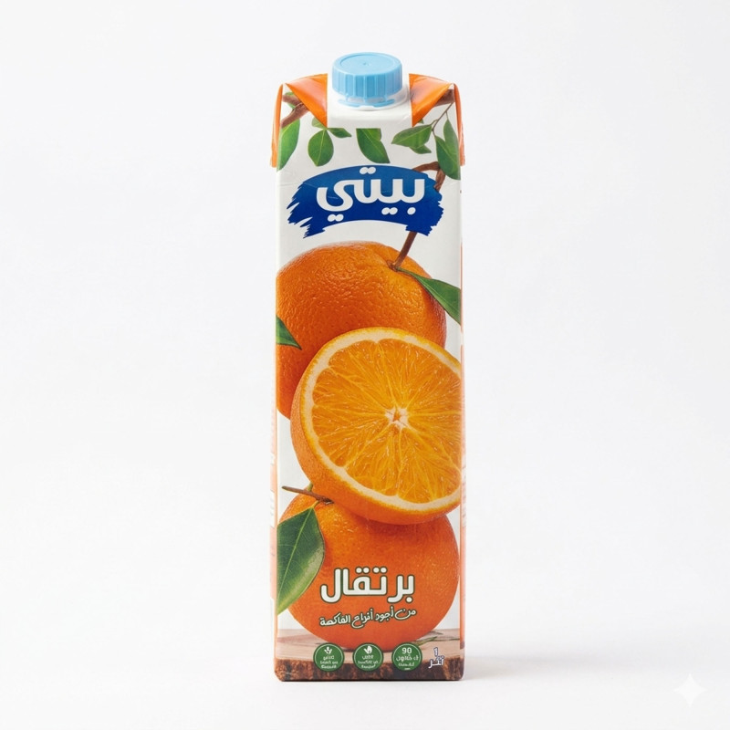 بيتي عصير 1 لتر برتقال