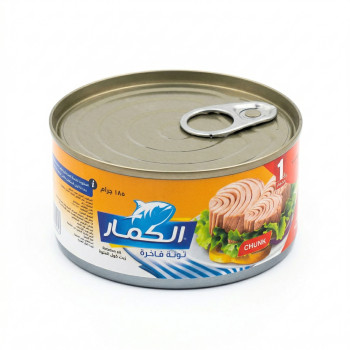 الكمار تونة قطع 185 جم بارد