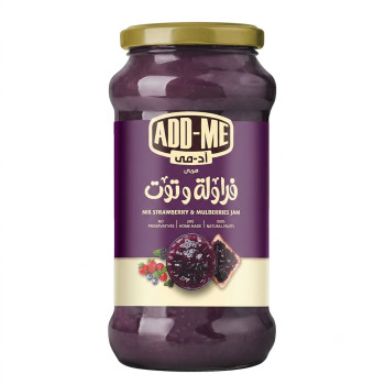 ادمي مربى فراولة وتوت 360 جم