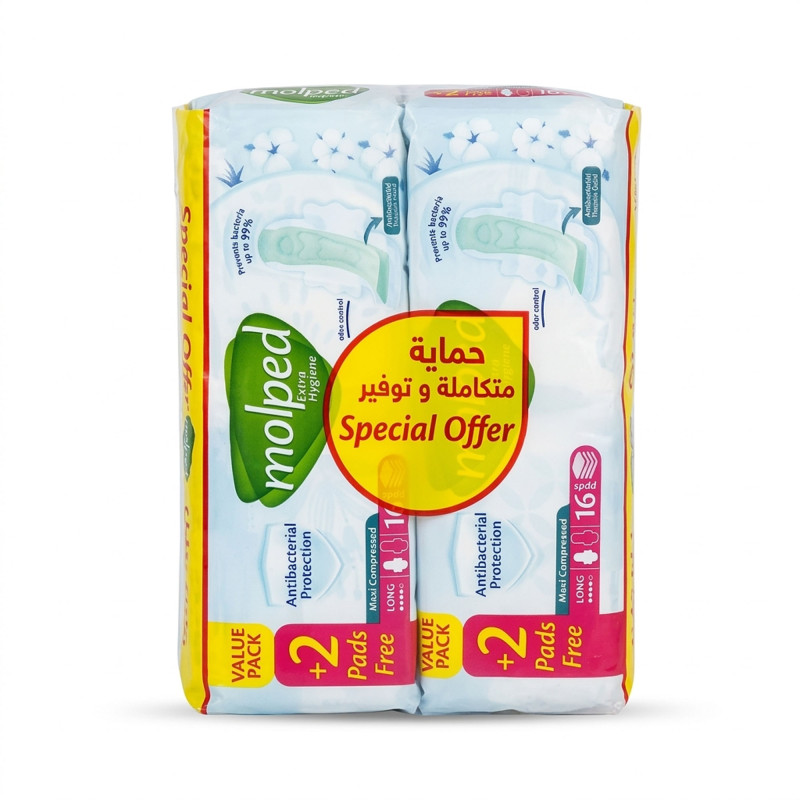 مولبد فوط صحية طويل 18*2 ق