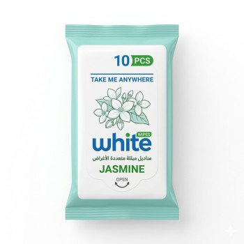 وايت مناديل جيب مبللة