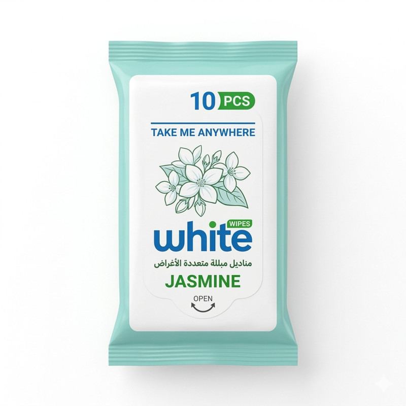 وايت مناديل جيب مبللة