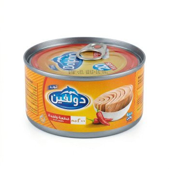 تونة دولفين قطعة واحدة حار 200 جم