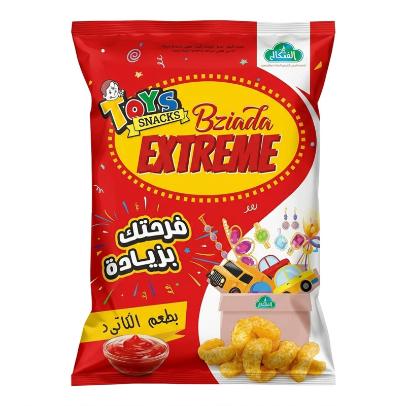 بزيادة سناكس بطعم كاتشب مع هدية ب 10