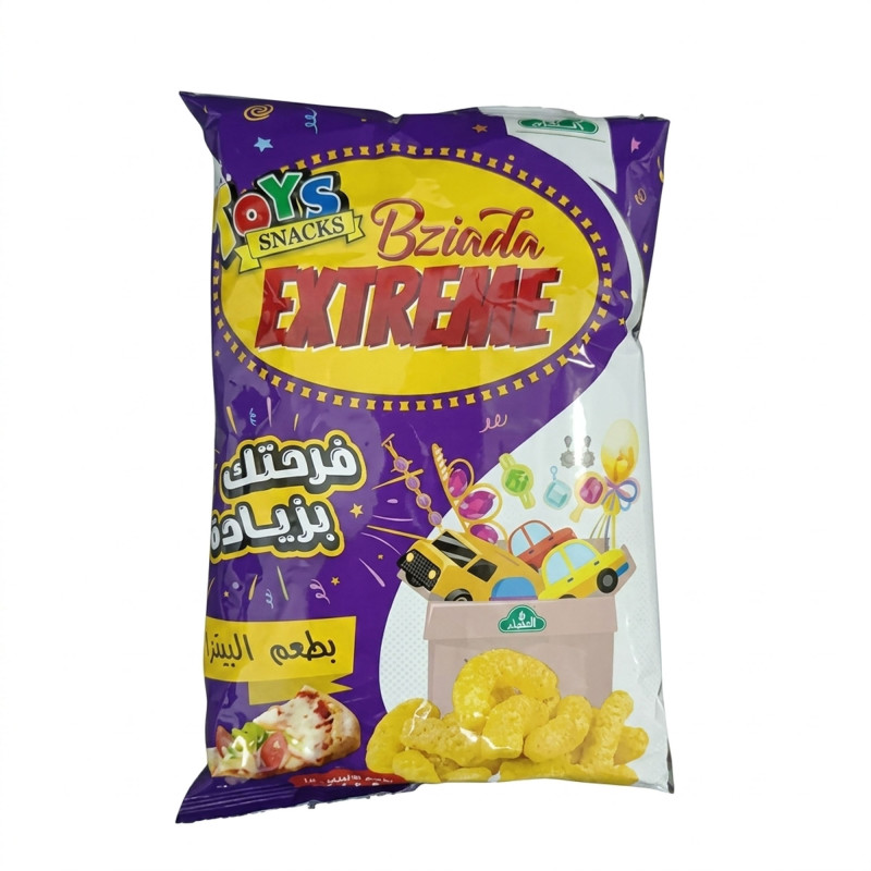 بزيادة سناكس بطعم البيتزا مع هدية ب 10
