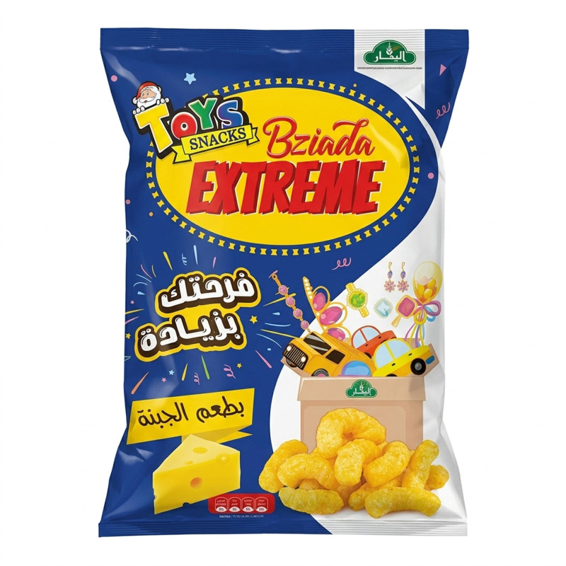 بزيادة سناكس بطعم جبنة مع هدية ب 10
