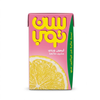 سن توب عصير ليمون وردي 235 مل