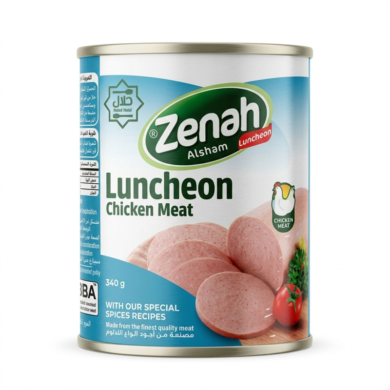 زينة لانشون 340غ مدور فراخ