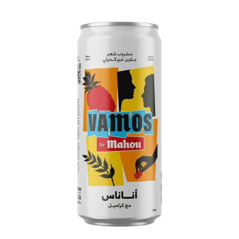 فاموس كنز مشروب شعير بطعم الاناناس والكراميل