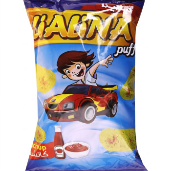ليالينا حبات الذرة بنكهة الكاتشب 65 جم