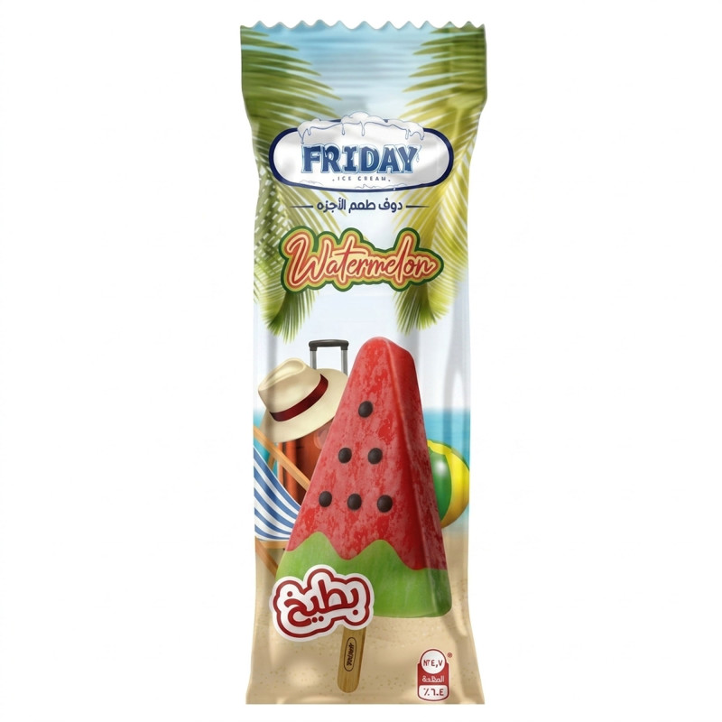 1010000035 - فريداي ايس كريم بطيخ ب 6 ج