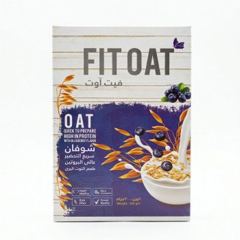 فيت اوت شوفان بطعم التوت البري 300 جم 