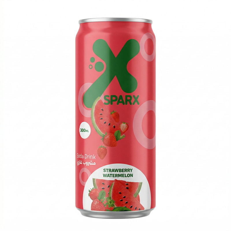 سباركس فراولة بطيخ كنز 300مل