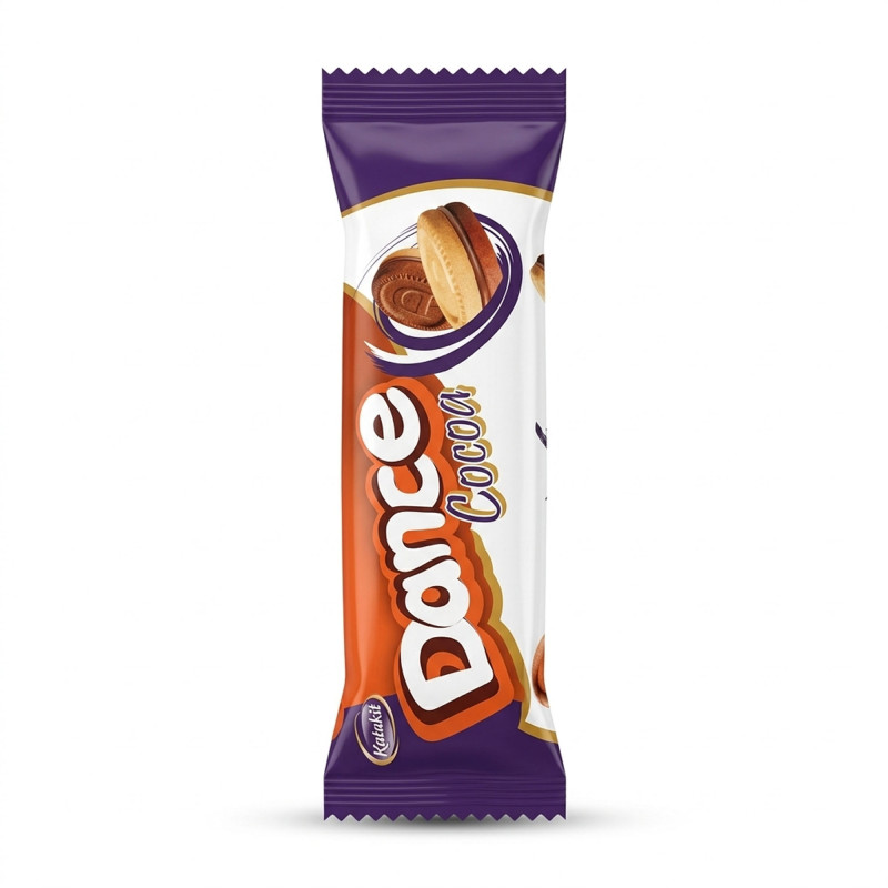 دانس بسكويت محشو بكريمة الكاكاو