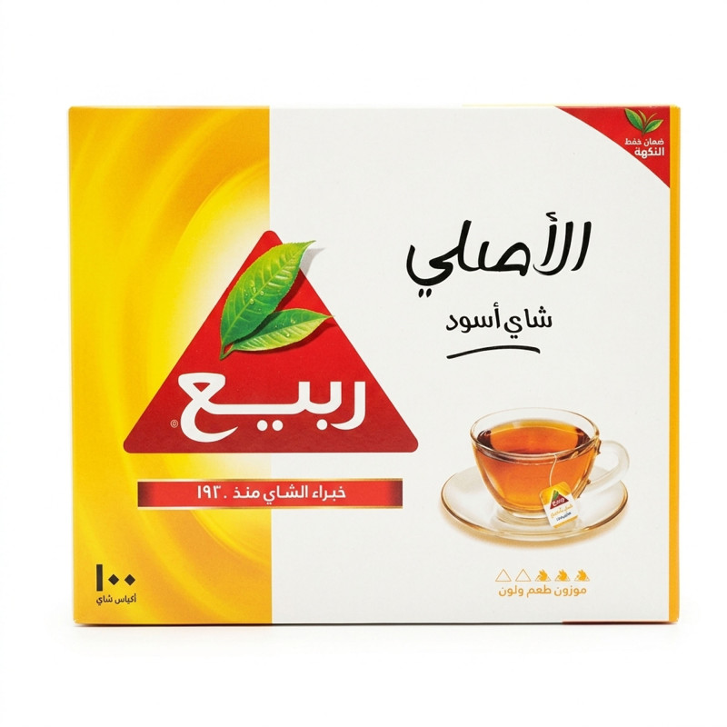 ربيع شاي اسود حبيبات اكسبريس 100 فتلة