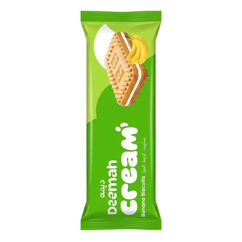 ديمة بسكويت بكريمة الموز 50 جم